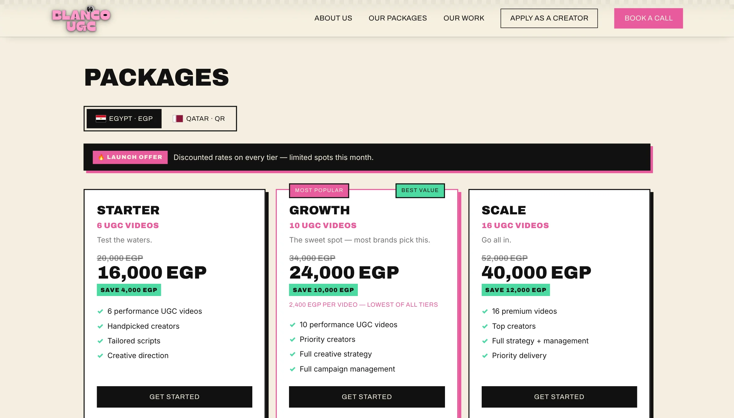 Blanco website